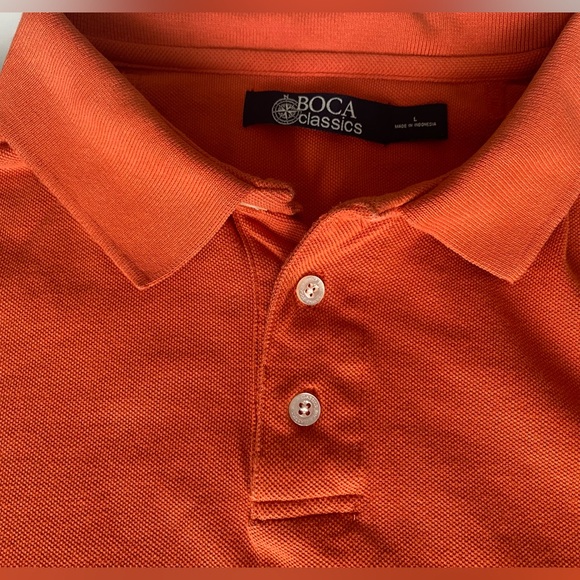 Classic Orange Polo Shirt - great color - a staple for every man’s closet - Picture 5 of 8